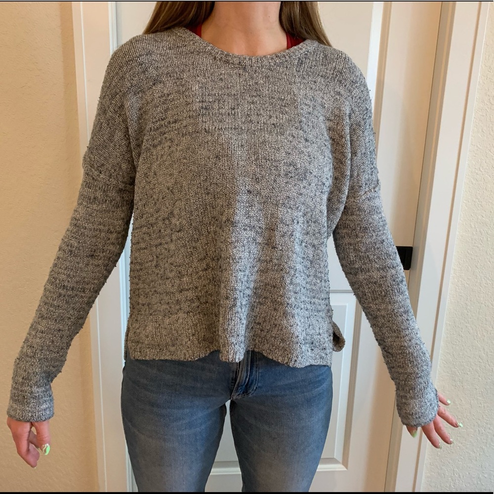 Denim blue knit sweater from Urban Outfitters